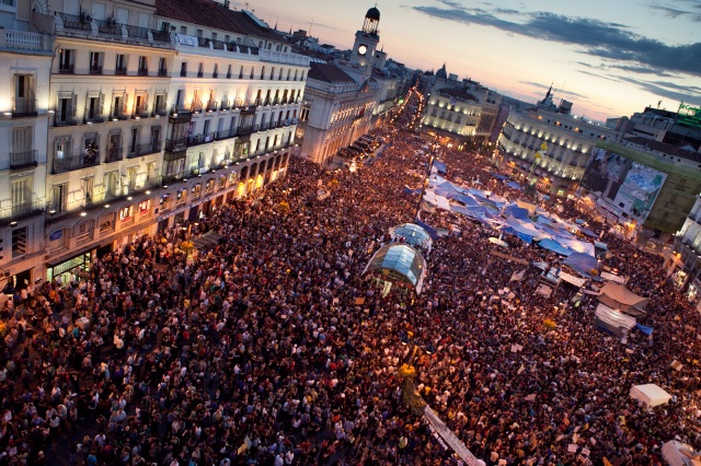 Puerta del Sol, 20 May 2011, by Julio Albarran under cc-by-nc-sa; #15m #spanishrevolution #democraciarealya #realdemocracynow #globalchange