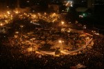 Tahrir Square, 11 February 2011, by Carole Kerbage under cc-by-nc-sa; #jan25 #egyptianrevolution #arabspring #globalchange